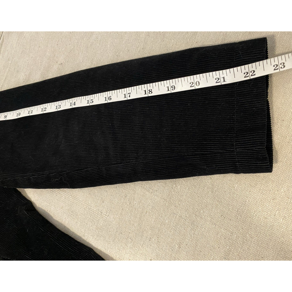 Black Double-Breasted Women's Corduroy Jacket - Picture 15 of 16